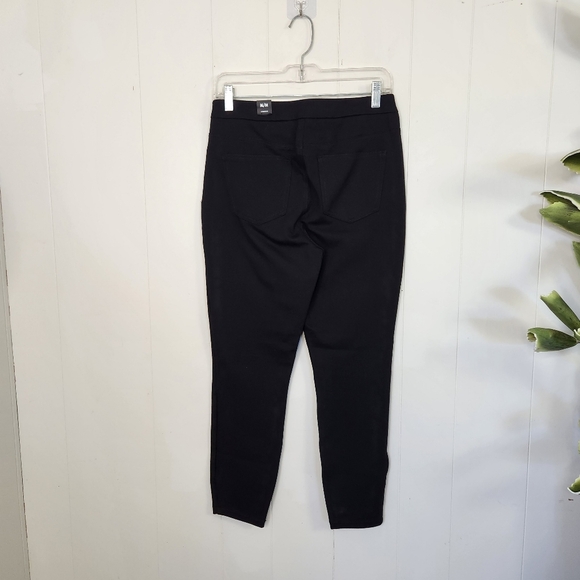 Reitmans Black Pull On Ponte Leggings Black Skinny Pants New NWT Office Capsule - Picture 4 of 11